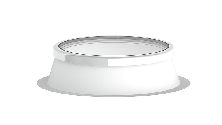 Střešní okna s plastovým rámem kulatým