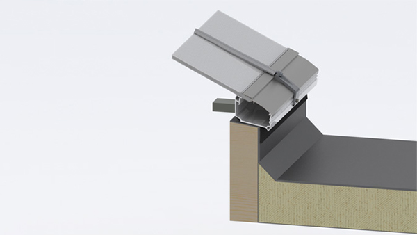 Montáž na dřevěné lepené nosníky