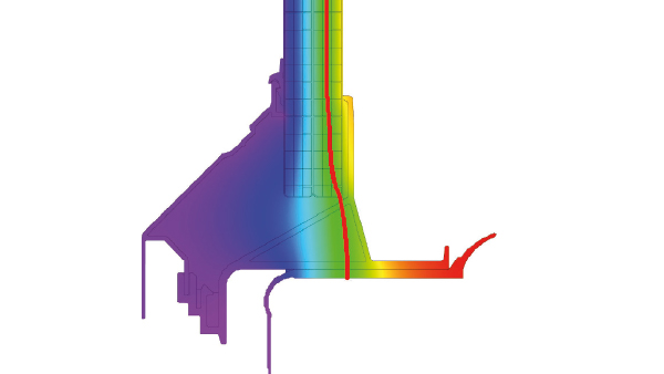 LAMILUX pásový světlík B - energetická účinnost patního profilu štítu
