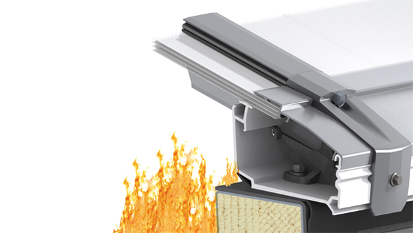 LAMILUX pásový světlík B – konstrukční detaily LDS