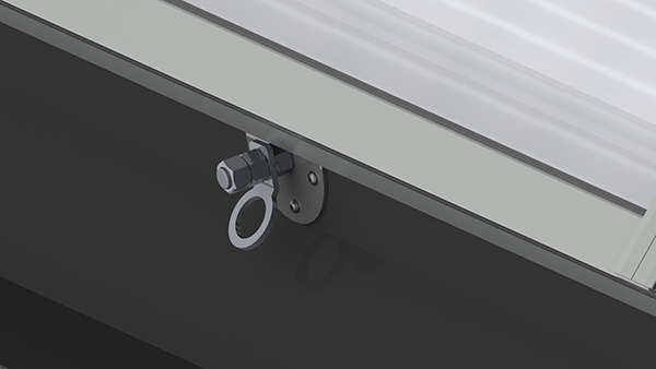 Kotevní bod pásového světlíku